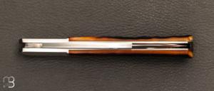    Couteau " Grand Barlow " de Ken Steigerwalt - Amber Stag et RWL34