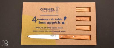 Coffret 4 couteaux Opinel de table Esprit Sud