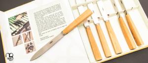  Coffret de 6 couteaux de table gamme ASTRAL par l'Atelier Blumi - Buis