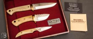     Coffret "Hunters 3 set" par Stephen Mackrill - Os de girafe et lame en N690