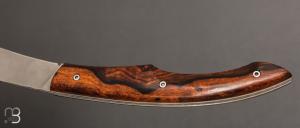   Couteau " Amorce " de Alexandre VALLET - Bois de fer et 14c28n