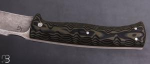    Couteau " Apocalypto " par Pierre Henri Monnet et Laurent Gaillard - G10 et 90McV8