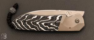  Couteau  "  Balrog S  " bolster lock par Florian Keller - Fatcarbon