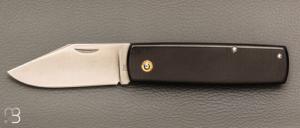   Couteau " Bouledogue " custom de poche par Eric Albert - G10 et acier C130