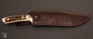 Couteau " Bowie Böker Arbolito El Gigante 2.0 Stag " - 02BA594HH