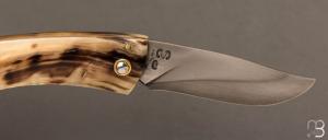   Couteau de poche Corse corne de bélier de Jean-Jacques Bernet