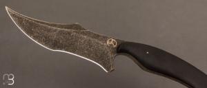 Couteau  " Custom fixe " en G-10 et 80CrV2 de Eliott Robinson