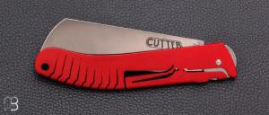 Couteau "Cutter" par Liérande - Rouge 14C28N