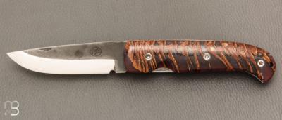   Couteau de poche Danang manche en pomme de pin stabilisé par Citadel Dep Dep