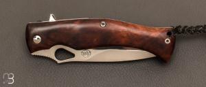 Couteau de poche Deimos - Rosewood et N690Co Böhler par Citadel Dep Dep