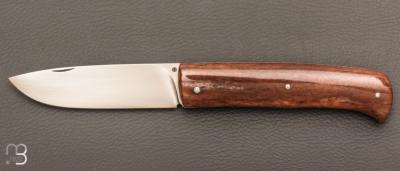   Couteau " Drop " slipjoint  custom par Raphaël Durand - Os de girafe et RWL34