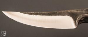  Couteau droit Espadon ivoire de phacochère par Pierre Reverdy
