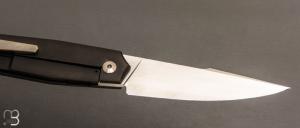   Couteau " Frame-Lock custom " par Florian Dreyer FD-Knives - Titane et RWL34