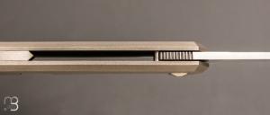   Couteau " Frame-Lock custom " par Florian Dreyer FD-Knives - Titane et RWL34