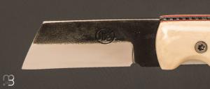 Couteau " Giaponnino " liner-lock par CITADEL - Os et N690Co
