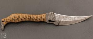  Couteau " Hades " par Opus Knives - N690 et paracorde coyote