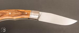    Couteau " Jack " pliant par Tanguy Coillot - Ivoire de mammouth et lame en RWL34