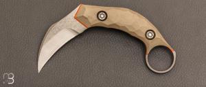    Couteau Karambit custom par Piotr Gos&#769;ciniak - Elmax et G10