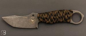  Couteau Karlican dition Limite 20 ans Wildsteer - Paracorde et lame stonewashed