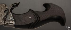    Couteau " Kukri - Mosaic Damascus " custom de Claudio Sobral & Ariel Sobral - CAS Knives