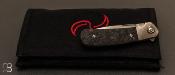 Couteau L1 Marble Carbon Fiber par Liong Mah