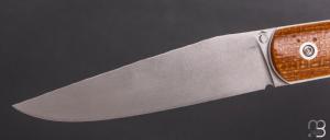    Couteau " Le Passager Summer" de Pierre Thomas - Atelier Odae - G10 et Micarta