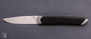    Couteau  " Le Premier  " custom par Alban Campagnola - Fatcarbon et lame en RWL34