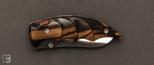  Couteau " Léonardo " liner-lock  par CITADEL - Ébène Royal et N690Co Böhler