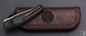  Couteau " custom Liner-lock " de Berthelemy Gabriel - La Forge Agab - Zirconium et D2