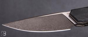  Couteau " custom Liner-lock " de Berthelemy Gabriel - La Forge Agab - Zirconium et D2