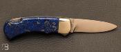 Couteau " Lock Back" vintage de Puma - Lapis Lazuli