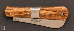  Couteau  " London 9cm " 14C28N et olivier par Fontenille-Pataud