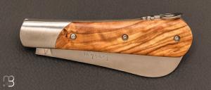  Couteau  " London 11 cm Palanquille arrière " par Fontenille-Pataud - Olivier