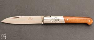   Couteau "  Marie-Antoinette 0001  " pliant r�gional par Vialis - Tulipier de Virginie
