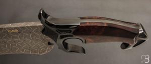    Couteau " Mercury - Mosaic Damascus Fighter " custom de Claudio Sobral & Ariel Sobral - CAS Knives
