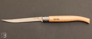 Couteau Opinel effilé N°15 inox hêtre - Nouvelle Version
