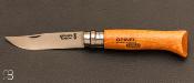 Couteau Opinel N°8 carbone ou inox avec plumier