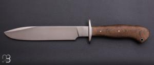    Couteau " Panama Fighter " fixe custom par Sean Mc Williams - Micarta canvas et lame forgée main en acier inoxydable CPM S35VN