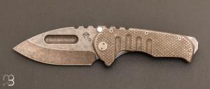  Couteau  "  Praetorian Ti Frame Lock Titanium" par Medford Knife