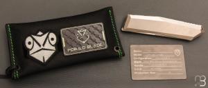    Couteau " Prism - Large " par Poikiloblade - Titane et Bohler M398