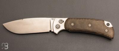   Couteau " Savane " par Éric Parmentier - Micarta et RWL34