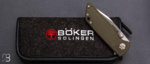   Couteau Böker Solingen -  Sherman EDC II - G10 OD Green - 110122