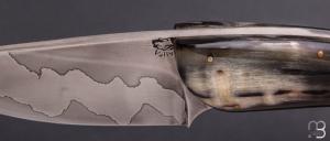 Couteau " Skinner " droit par Daniel Vally