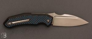 Couteau " Speartak Small " custom de GTKnives - Thomas Gony - Fibre de carbone et D2