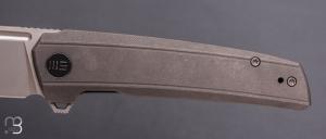    Couteau " Speedster WE21021B-1 " WE KNIFE - Gray Titanium et CPM 20CV
