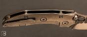   Couteau  "  Stitch  " pliant custom Titane par Borka Blades - Sebastijan Berenji