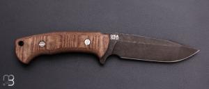    Couteau " The Ranch Harpoon Spanto 3V Stonewash Black DLC " par Rick Hinderer