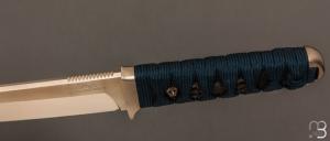 Couteau " UN #077 " par Rockstead - ZDP189 et galuchat