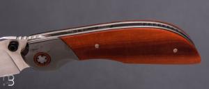    Couteau " Viper " custom de Stéphane Sagric - Micarta et RWL34