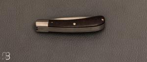 Couteau  "  custom 2 lames " par David Taber - Rag micarta